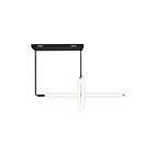 Lustre CWI Lighting Hoops 1273P40-2-101-RC 44W 2 lumières noir