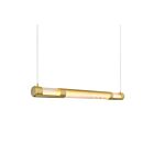 Lustre sur Tige CWI Lighting 1343P36-602-B 20W Or Satiné