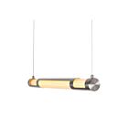Lustre sur Tige CWI Lighting 1343P36-606-B 20W Nickel Satiné