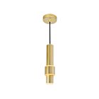 Mini Suspendu LED CWI Lighting 1390P5-1-602 Lena 9W Or satiné