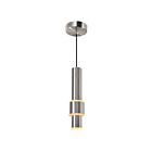 Mini Suspendu LED CWI Lighting 1390P5-1-606 Lena 9W Nickel satiné