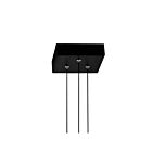 CWI Lighting Stagger 1588P6-3-101 Noir 30W LED Suspendu