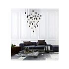 CWI Lighting Greta 1589P36-41-101 Noir 190W Lustre