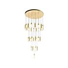 Lustres LED CWI Lighting 1606P33-37-602 Olinda 74W Or satiné