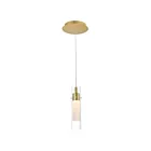 Mini Suspendu LED CWI Lighting 1606P5-1-602 Olinda 2W Or satiné