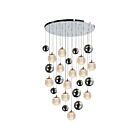 Lustres LED CWI Lighting 1679P24-13-601 Siena 28W Chrome
