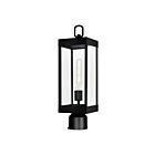 Tête de lanterne d'extérieur CWI Lighting 1695PT6-1-101 1-Lumière 60W Noir