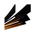CWI Lighting Candora 1698P50-101 Noir 27W Lustre