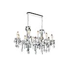 Lustre CWI Lighting Flawless 2016P37C-10 600W 10 lumières chrome
