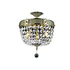 Plafonnier CWI Lighting Brass 2048C13GB 180W 3 lumières or français