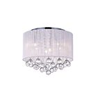 Plafonnier CWI Lighting Water Drop 5006C14C-R (W) 240W 6 lumières chrome