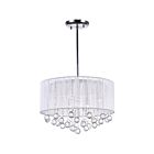 Lustre CWI Lighting Water Drop 5006P18C-R(W) 240W 6 lumières chrome