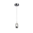 Suspendu CWI Lighting Perrier 5077P5C-R 2W 1 lumière chrome
