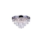 Plafonnier CWI Lighting Vast 5078C20C 480W 8 lumières chrome