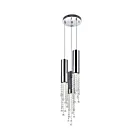 Suspendu CWI Lighting Extended 5081P10C-R 105W 3 lumières chrome
