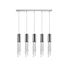 Lustre CWI Lighting Extended 5081P40C-RC 250W 5 lumières chrome