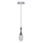 Suspendu LED CWI Lighting Dior 5110P5C-R 4W 1 lumière chrome