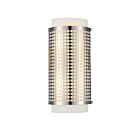 Applique murale CWI Lighting Checkered 5209W6SN 120W 2 lumières nickel satiné