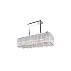 Lustre CWI Lighting Spring Morning 5319P32C-RC (Straight) 400W 10 lumières chrome