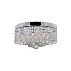 Plafonnier CWI Lighting Cascade 5424C14C 240W 6 lumières chrome