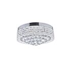 Plafonnier CWI Lighting Cascade 5424C18C 320W 8 lumières chrome