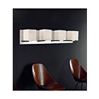 Applique murale CWI Lighting Satin Nickle 5442W26SN 160W 4 lumières nickel satiné
