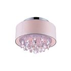 Plafonnier CWI Lighting Dash 5443C14C (Off White) 180W 3 lumières chrome