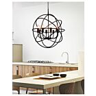 Lustre CWI Lighting Arza 5464P22DB-8 480W 8 lumières marron