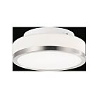 Plafonnier CWI Lighting Frosted 5479C8SN-R 60W 1 lumière nickel satiné