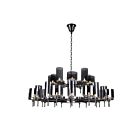Lustre CWI Lighting Montoya 5526P48-30-612 1200W 30 lumières noir nacré