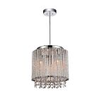 Suspendu CWI Lighting Claire 5535P10C-R 120W 3 lumières chrome