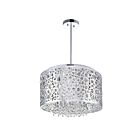 Lustre CWI Lighting Bubbles 5536P16ST 240W 6 lumières chrome