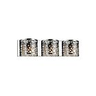 Applique murale CWI Lighting Bubbles 5536W25ST-R-3 120W 3 lumières chrome
