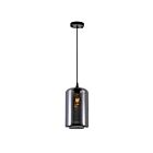 Suspendu CWI Lighting Glass 5553P7-Smoke 60W 1 lumière noir