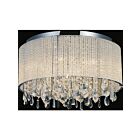 Plafonnier CWI Lighting Benson 5562C20C Clear 360W 9 lumières chrome