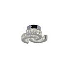 Plafonnier LED CWI Lighting Vienna 5614C11ST 12W 12 lumières chrome