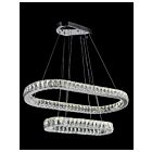 Lustre LED CWI Lighting Milan 5628P34ST-2O 44W 44 lumières chrome