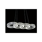 Lustre LED CWI Lighting Milan 5629P33ST-O 39W 39 lumières chrome