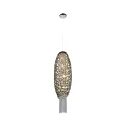 Suspendu CWI Lighting Victoria 5631P10C-O 160W 4 lumières chrome