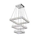 Lustre LED CWI Lighting Florence 5635P21ST-3S (Clear) 60W 60 lumières chrome