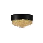 Plafonnier CWI Lighting Medina 5687C16-11-101 280W 7 lumières noir