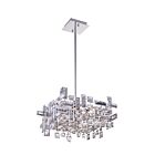 Suspendu CWI Lighting Arley 5689P14-6-S-601 240W 6 lumières chrome