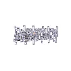 Applique murale CWI Lighting Arley 5689W24-6-601 240W 6 lumières chrome