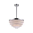 Lustre CWI Lighting Carlotta 5695P32-12-601 720W 12 lumières chrome