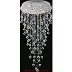 Plafonnier CWI Lighting Rain Drop 6601C24C(H:47) 315W 9 lumières chrome