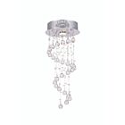 Plafonnier CWI Lighting Spiral 6603C10C 35W 1 lumière chrome
