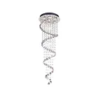 Plafonnier CWI Lighting Spiral 6603C20C(H:59) 245W 7 lumières chrome