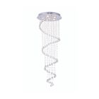 Plafonnier CWI Lighting Spiral 6603C24C(H:67) 210W 6 lumières chrome