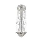Plafonnier CWI Lighting Hallway 6627C26C 420W 12 lumières chrome
