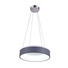 Lustre LED CWI Lighting Arenal 7103P18-1-167 25W gris et blanc
